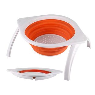 Strainer 极速Collcapsible Collapsible Basket Vegeta Colander
