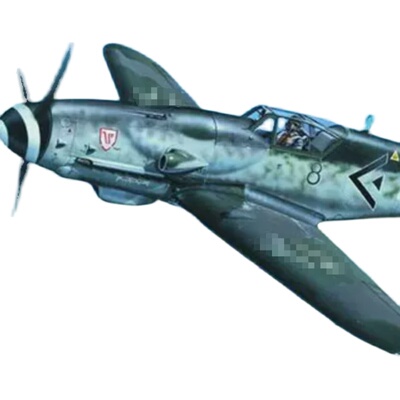 极速陆丘模型 小号手 1/24 德 Bf109 G-10型 02409W 拼装战斗机飞