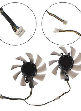 极速2PC GAf91S2H 4Pin Graphics Card Cooling VGA Fan for Giga
