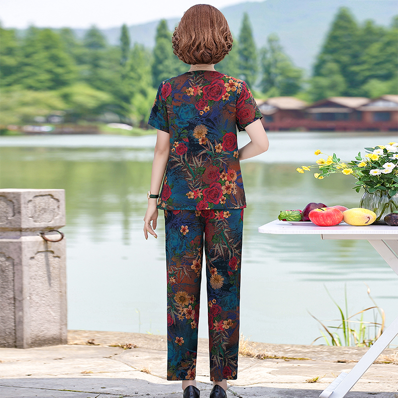 极速2 Piece Sets Women Summer T-shirt andM Pants 2021 Summer