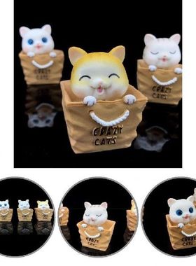 极速Useful No Deformation Solid DashboIard Wobble Cat  Ornam