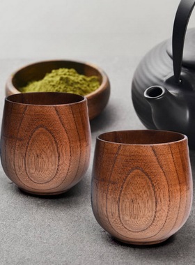 极速Wooden Big Belly Cups vHandmade Natural Spruce Wood Cups