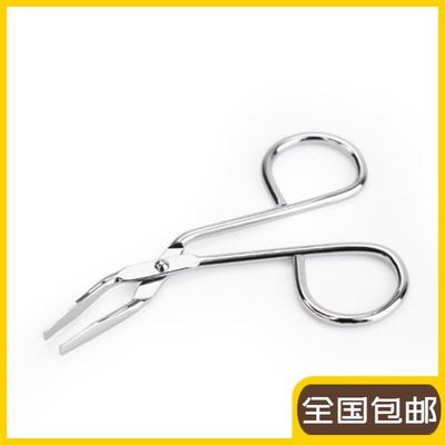 极速镊子小眉夹钳子修眉拔毛夹子C眉毛夹假睫毛男士拔胡子神器眉