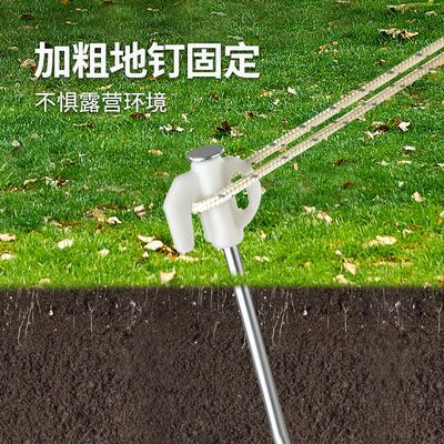 极速天幕帐篷露营遮阳户外防雨涂银防晒凉棚防紫外线W折叠便捷式