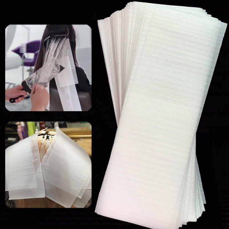 极速魔法片纸片烫发发廊隔离片工具加F厚泡沫纸漂发染发隔离纸美