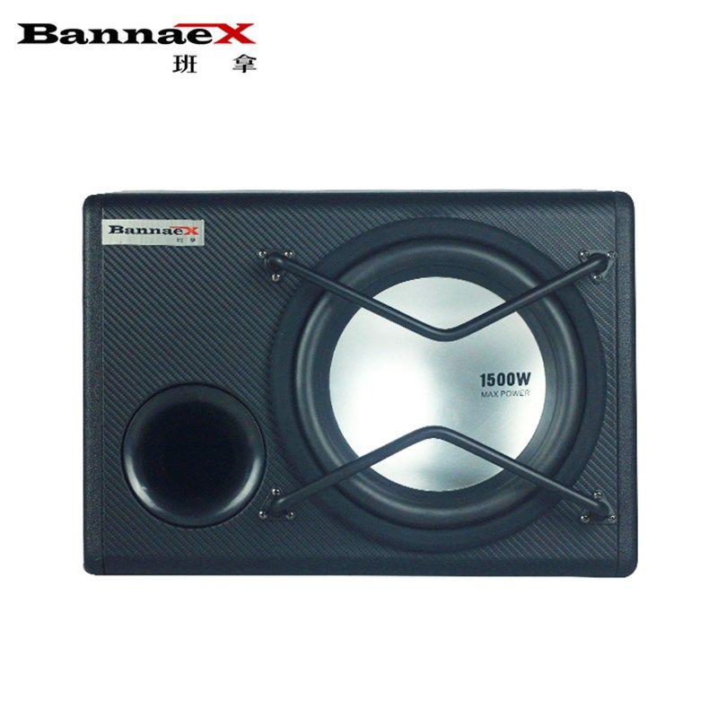 极速汽车低音炮10n寸12V大功率功放有源音箱重低音改装喇叭车载音