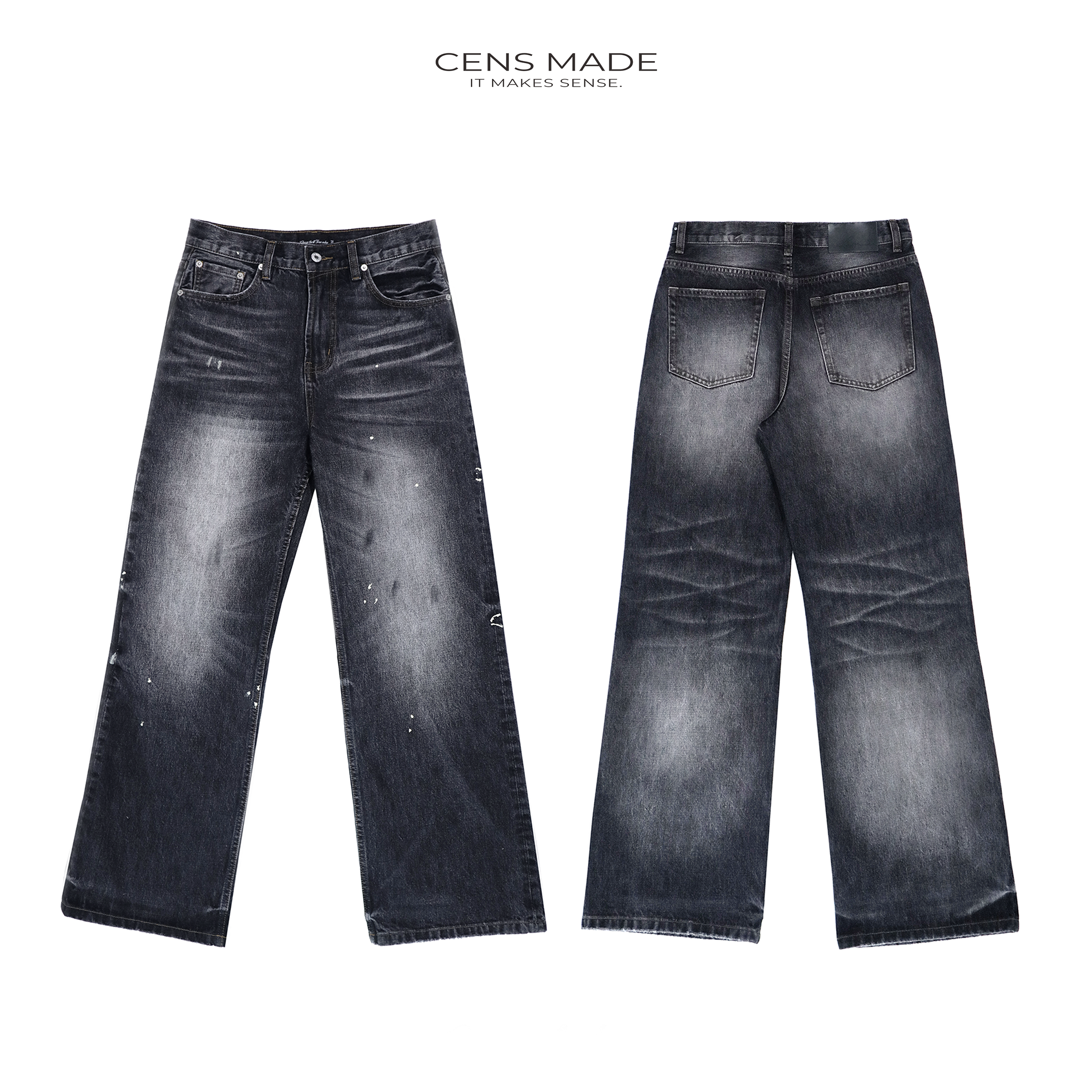 CENSMADE重置2021M水洗擦脏黑牛