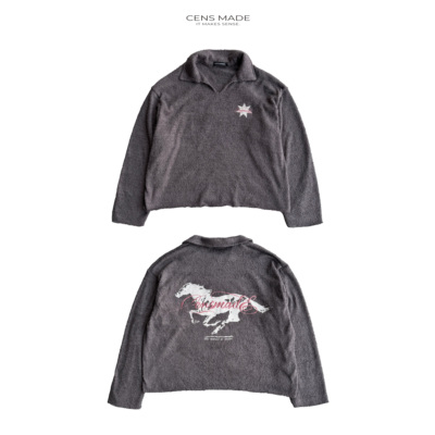 CENSMADE马年限定刺绣针织衫长袖