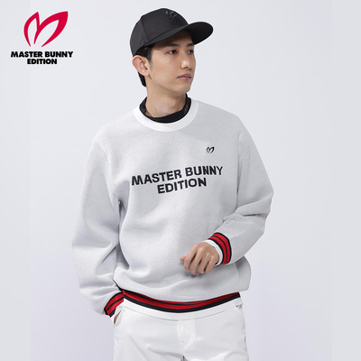Master Bunny Edition高尔夫服装MBE男士秋冬毛衣圆领套头衫