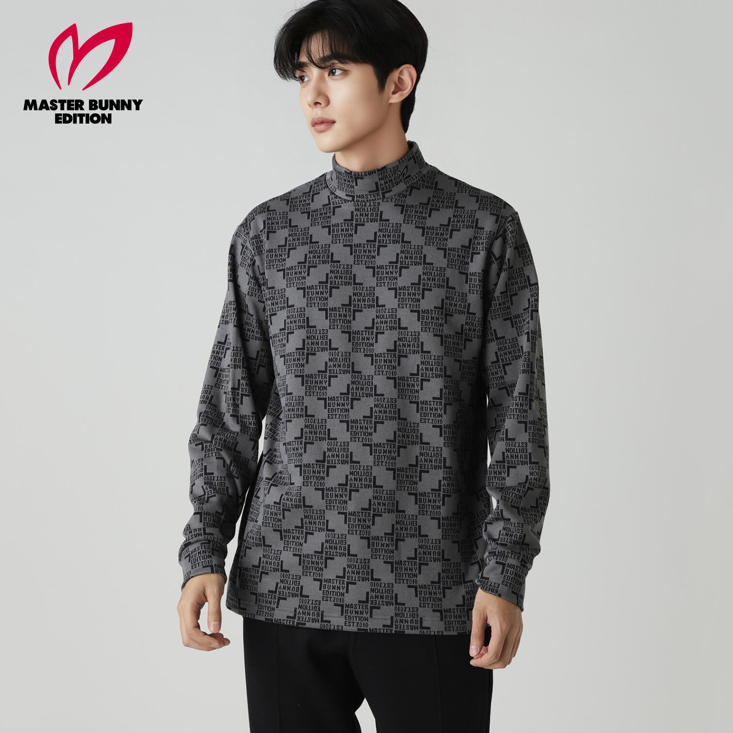 Master Bunny Edition新款高尔夫服装MBE男士秋冬防风保暖套头衫