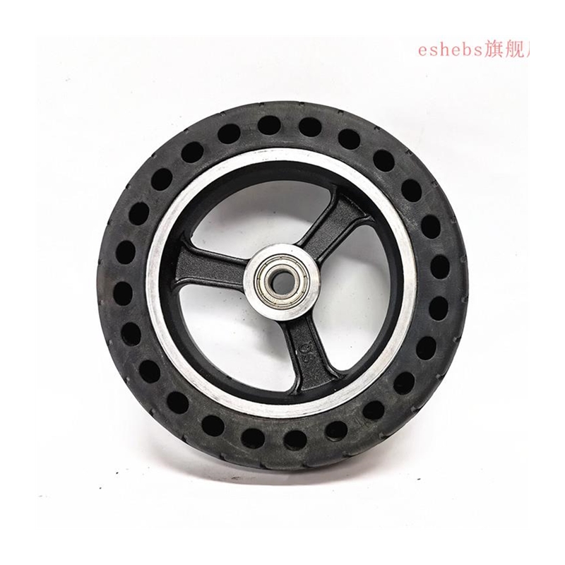 极速5.5寸快轮F0电动滑s板车后轮6x2充气轮胎子轮胎实心轮胎FO改