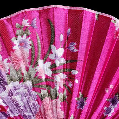 极速送老外礼物中国风夏季日式女式折扇凌绢布扇子和风.工艺折叠