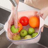 Washi ColanderG Vegetable 极速Fruit Washing Sets Bowl
