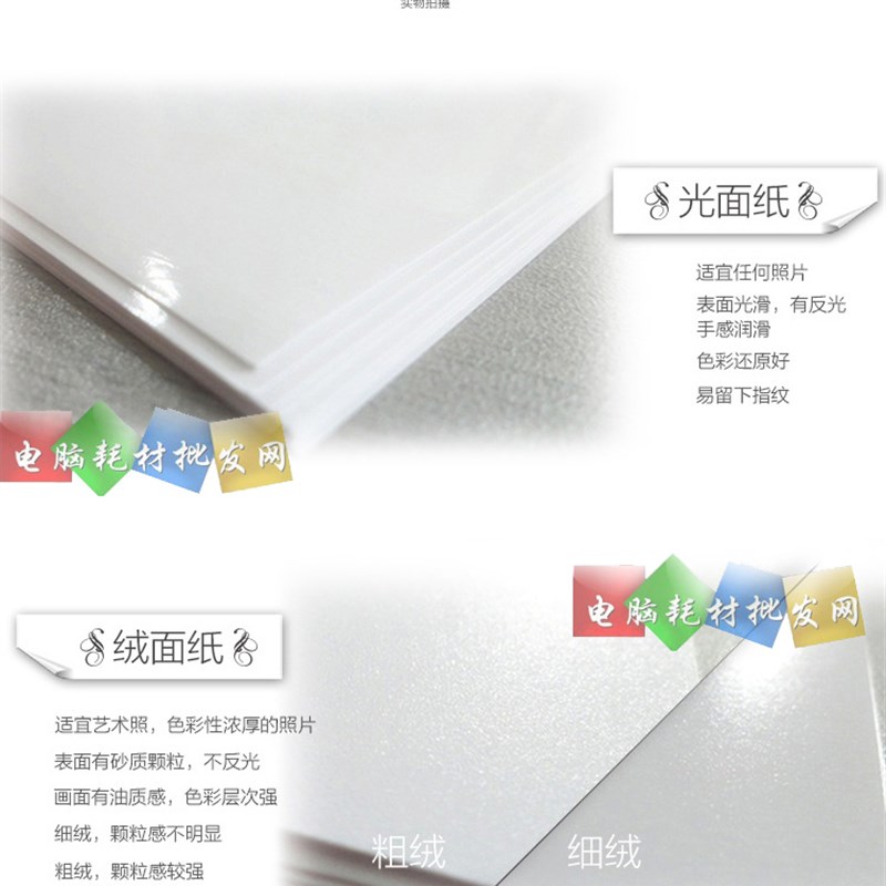 极速高光相纸2g60G A4 6寸 7寸 RC双面防水 喷墨打印 5寸相片纸