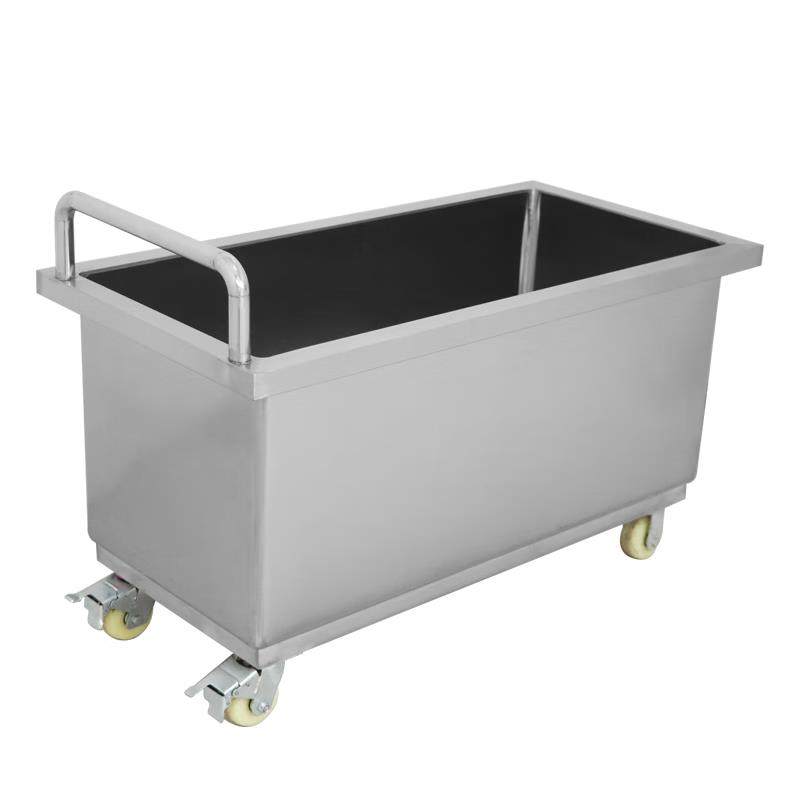 极速304不f锈钢水箱方形水桶移动式手推车浸泡池卤煮桶储水箱收纳,金属材料及制品,不锈钢制品,淘宝优惠券,粉丝福利购,淘宝优惠卷