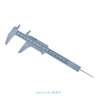 极速150mm Plastic Measure VernAier Caliper Ruler For Permane