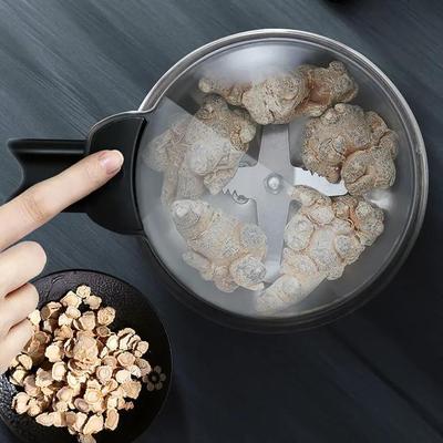 速发送3把刀片500ml多功能研磨机家用药材粉碎机五谷杂粮打粉磨粉