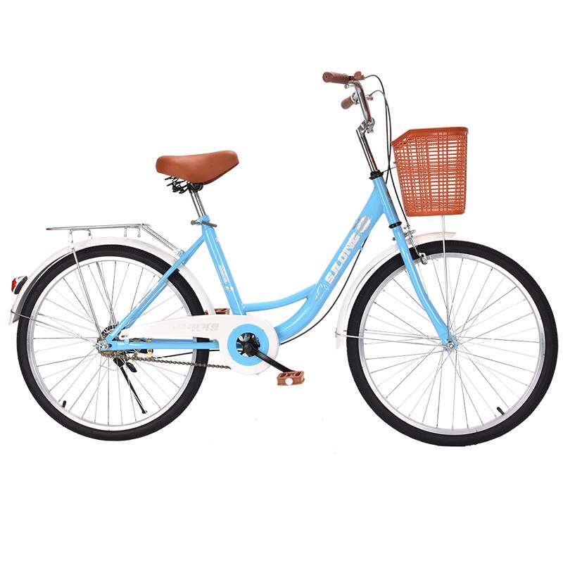 极速成人自行车i女式通勤车中小学生淑女轻骑男士城市上班复古24