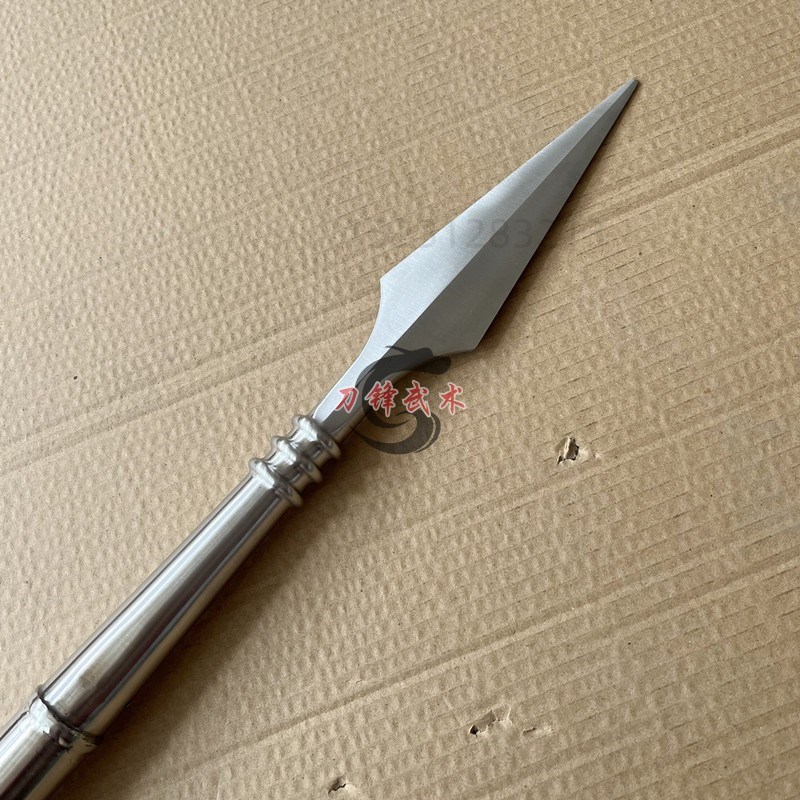极速不锈钢短枪红缨枪双枪武术器材短枪表演M道具单枪少林花枪未