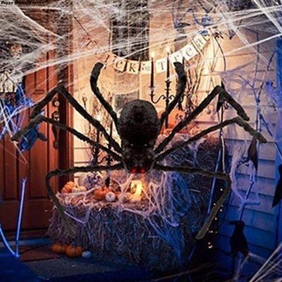 极速Halloween Big Plush Spider Horror Halloween Decor.ation