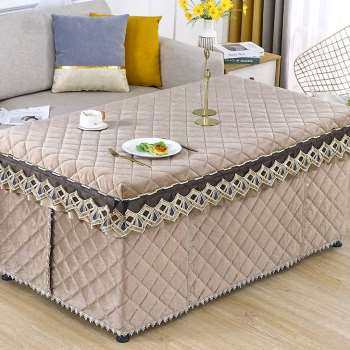 极速品厂促加厚烤火桌罩套加绒电炉罩套长方形烤火桌X布家用电暖