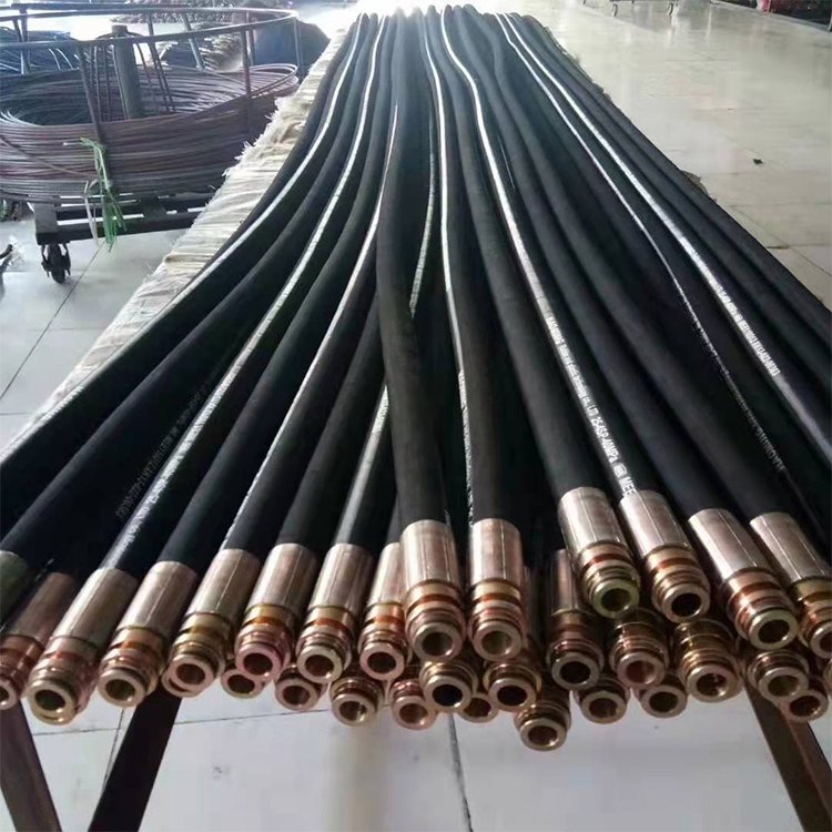 极速钢丝绳缠绕管 4SpP-89 压胶管总成 矿用橡胶缠绕管 规格齐全