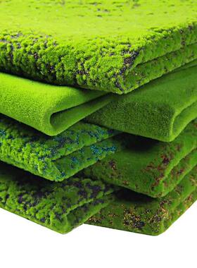 极速送仿真石f头假苔藓仿真青苔塑料假草皮微景观绿色植物装饰盆