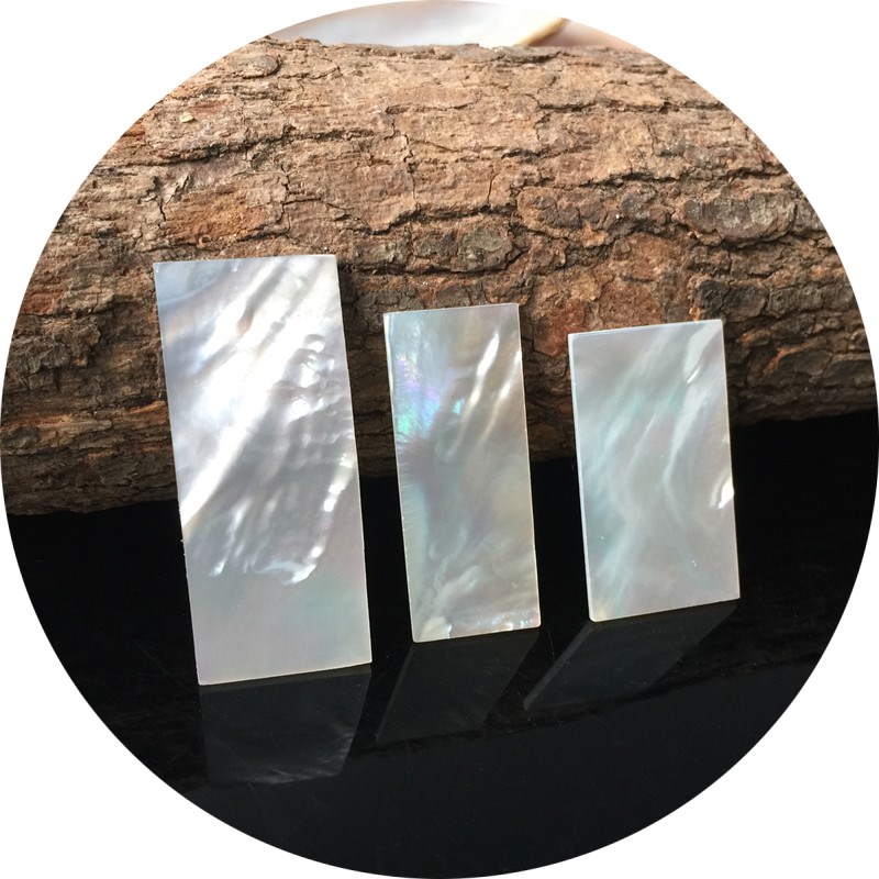 速发1.5mm厚度天然长条白蝶贝壳片diy饰品配件白母贝雕刻装饰贴片