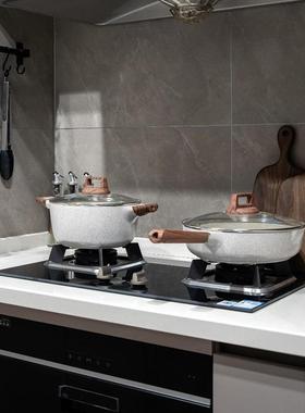 极速样板间d厨房组合摆件不锈钢汤锅装饰品整体橱柜锅具展厅样板