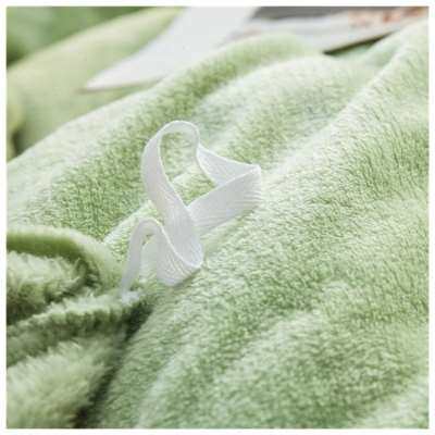 极速新品珊瑚绒被套单件牛奶绒冬y天加厚法兰双面毛绒单人被罩200