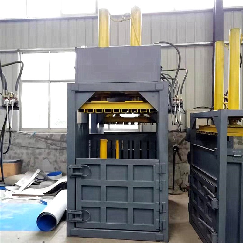 极速液压打包f机立式100吨小型卧式编织袋易拉罐塑料瓶废品废纸压