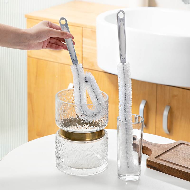 极速长柄杯刷水杯清洗神器无死角吨吨桶水壶刷细T口瓶刷洗奶瓶清