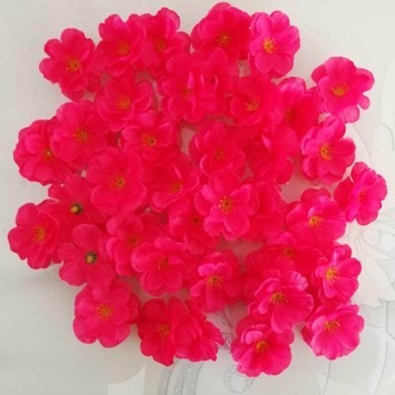 极速仿真桃花朵梅花朵花瓣婚礼影楼拍摄道具DIYT手工小区造景称斤