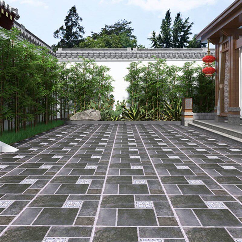 新品美式田园瓷砖600x600客厅地砖户外花园庭Q院仿古砖地中海拼花