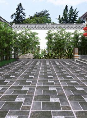 新品美式田园瓷砖600x600客厅地砖户外花园庭Q院仿古砖地中海拼花