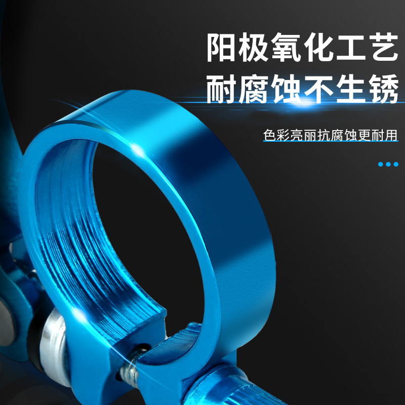 极速自行车坐管夹快拆卡扣山地车座管夹头锁死扣单车W坐杆夹固定