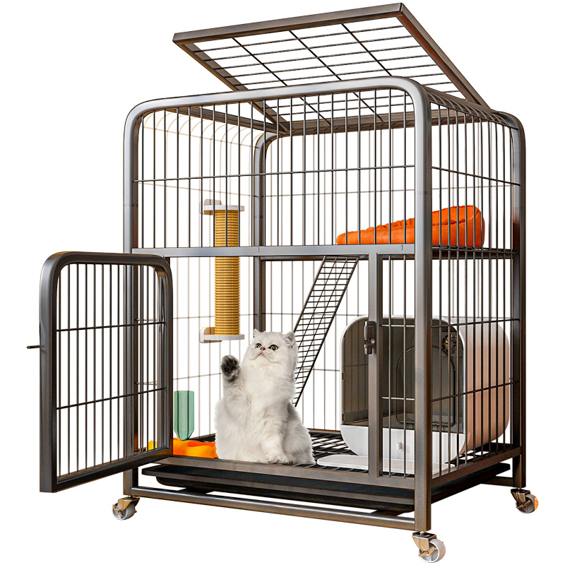 极速猫笼子带猫窝k一体不占地超大空间家用室内结实成年两层厕所