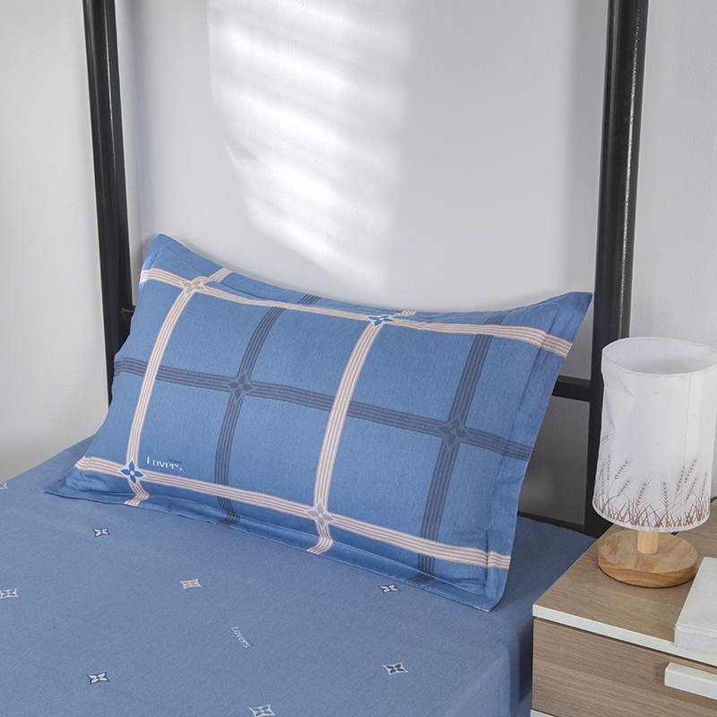 极速全棉学生宿舍三件套上下铺被套床E单被罩0.9m单人套件床上用