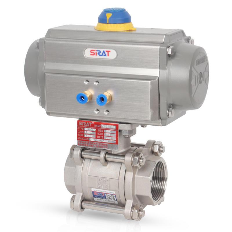 极速新品气动螺纹球阀GQ611F-16P不锈钢丝A扣焊接DN8 Q10 15 20 2