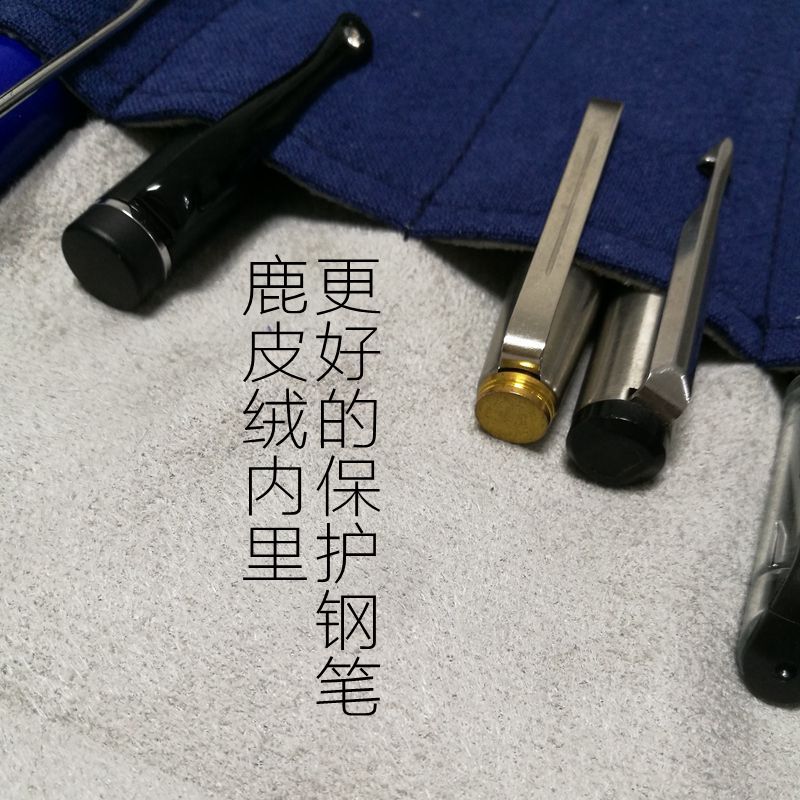 极速日式文艺复古卷帘笔袋 钢笔笔帘 笔帘卷笔袋男女Y纯色布艺中