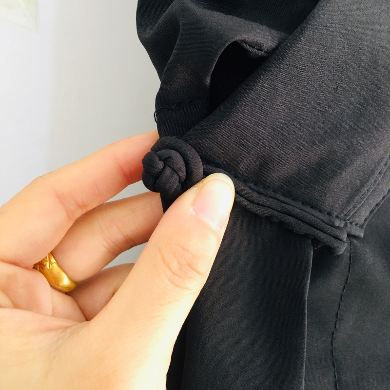 极速道服长袍套装法衣道士用w品冬季棉袄道袍中袍长袍斜襟长褂袜