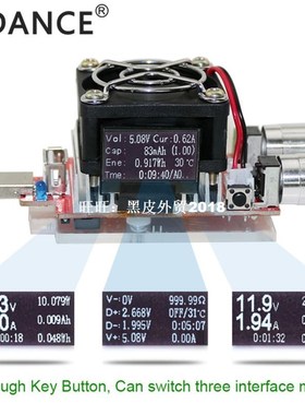 极速35w usb tester electronic load adjustablOe constant curr