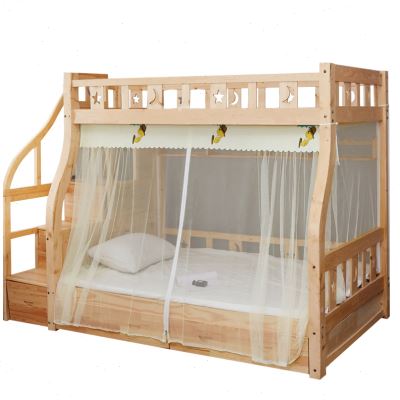 极速儿童上下床新款加密高低床上下铺双层床子母P床蚊帐家用12米1