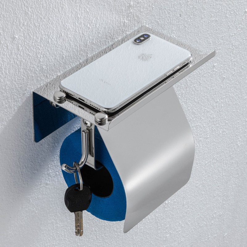 极速304不f锈钢防水放纸巾架卫生间卷纸器酒店厕所洗手间擦手纸巾