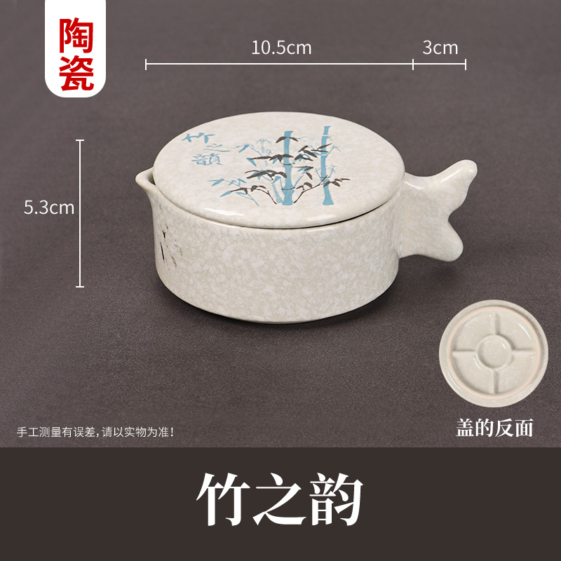 极速墨池带盖子 多功能墨碟墨盒墨海笔架搁笔笔T洗舔笔研磨水碟哥