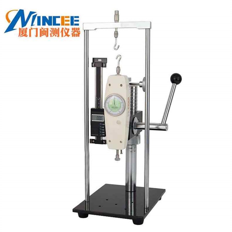 极速手压式拉压测试架数显y式推拉力计简易型弹簧拉压试验仪