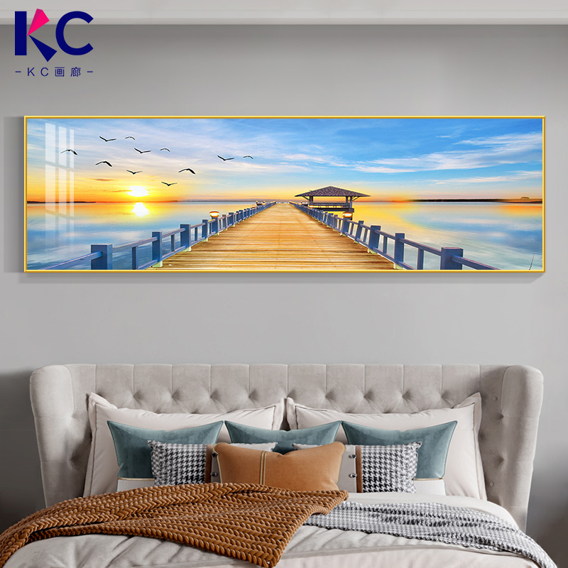 极速卧室床头装饰k画客厅挂画现代简约背景墙主卧房间墙画酒店宾
