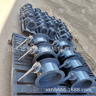 426 手动通风蝶阀 315 烟气蝶阀DN219 常规现货带配对法兰 手柄式