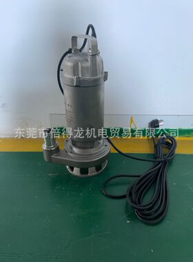 不锈钢污水泵40WQD8-15-1.1S和50WQD12-12-1.1S和65WQD20-6-1.1S