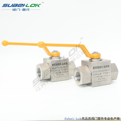 供应Subei-Lok高压内丝球阀 2500LB DN25